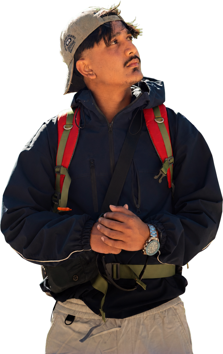 Aabishkar Shrestha, creative professional from Kathmandu
