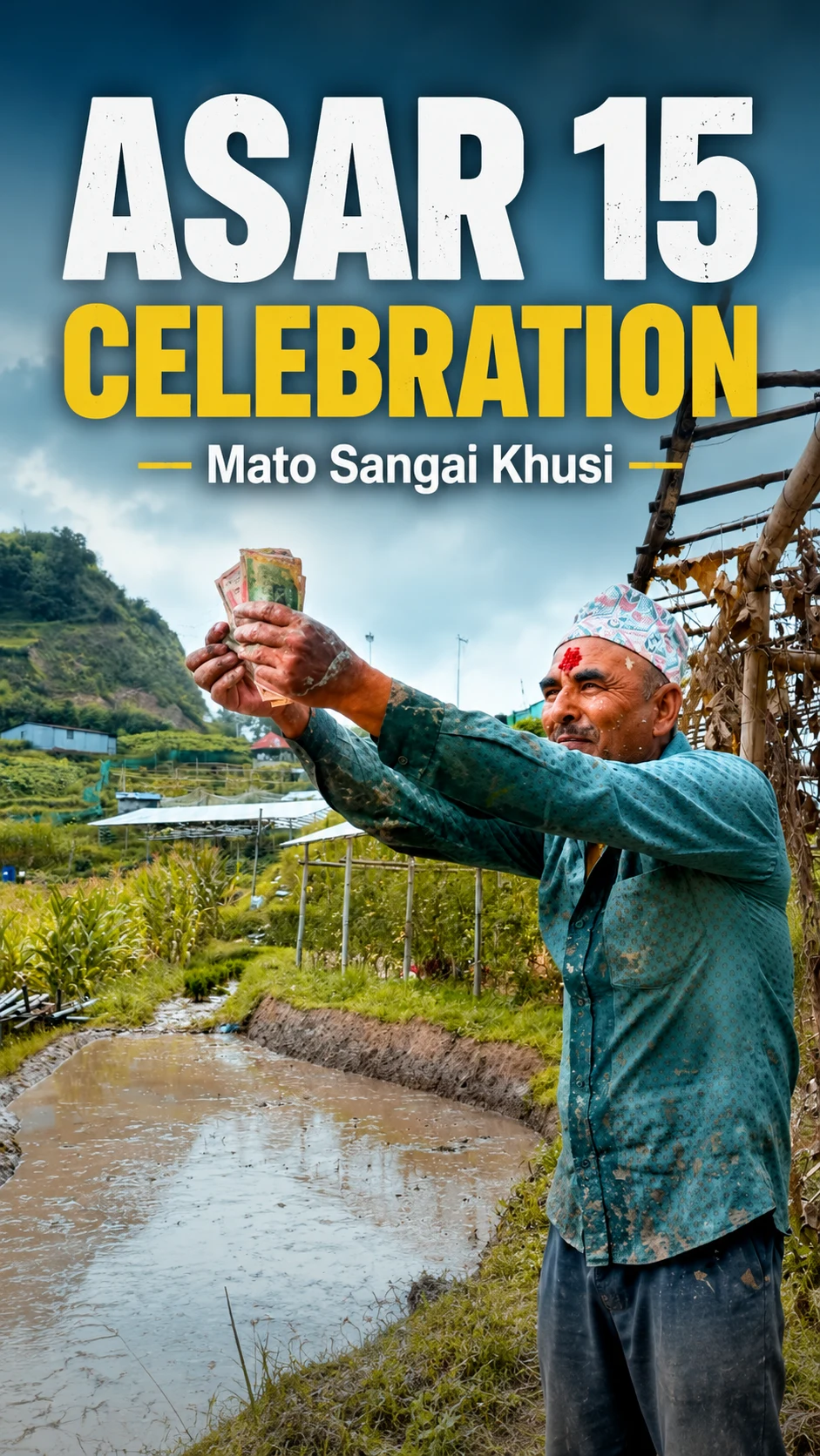 Asar 15 Nepali farmer documentary reel cover